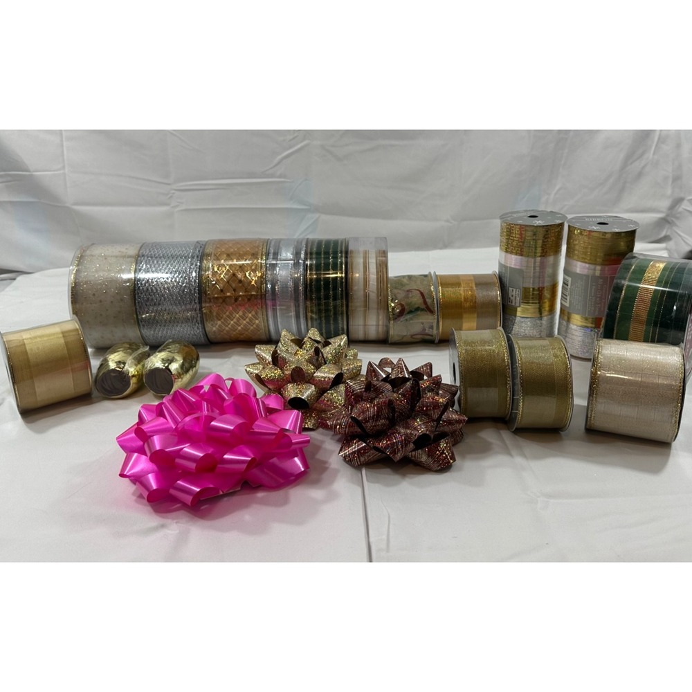Christmas Holiday Ribbon Lot NEW